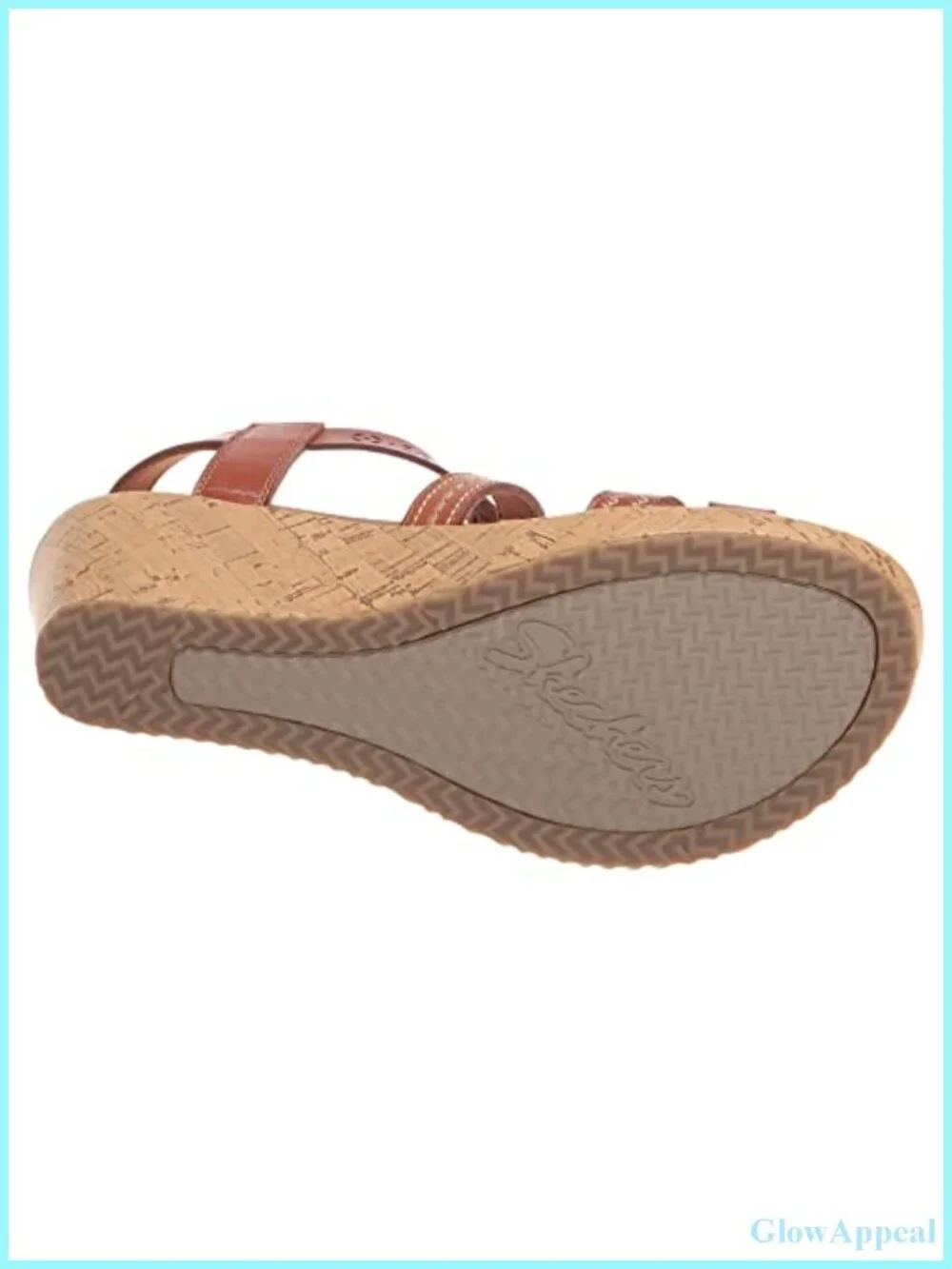 Laser-Cut Faux Leather Wedge Sandals with Embroidery Slingback